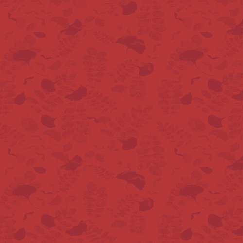 Sets Mille Feuilles rouge von Garnier Thiebaut  50 x 40 cm
