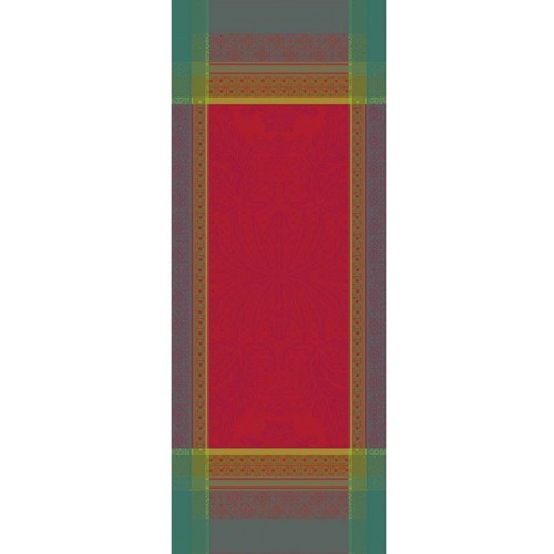 Tischläufer Isaphire rubis Garnier Thiebaut 54 x 149 cm