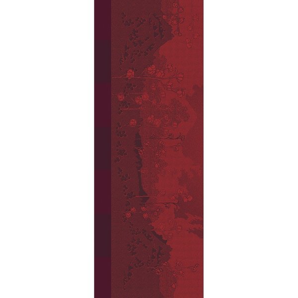 Tischläufer Paysage Scarlet von Garnier Thiebaut 55 x 150 cm