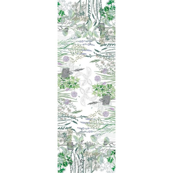 Tischläufer  Jardin Aromatique Floraison von Garnier Thiebaut 50 x 150 cm